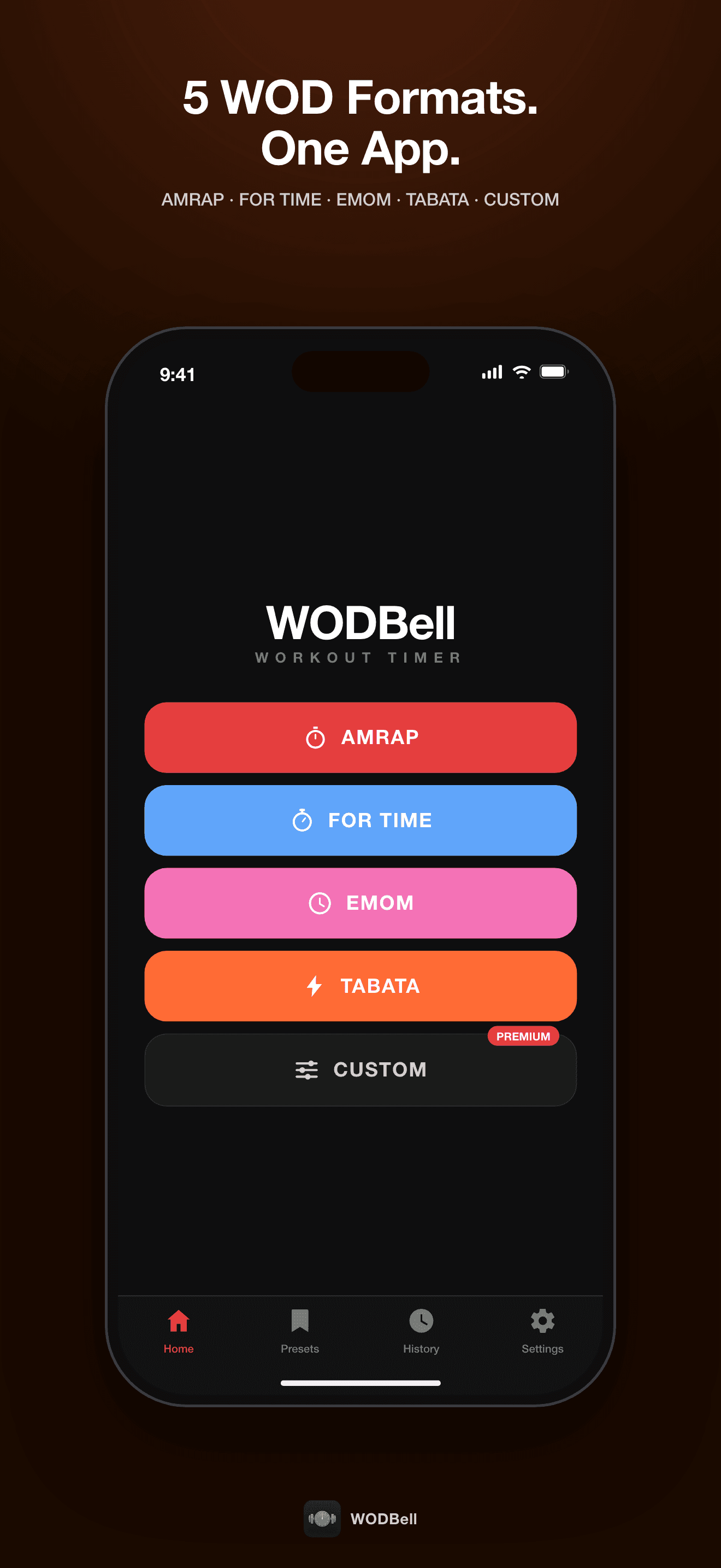 Screenshot of WODBell