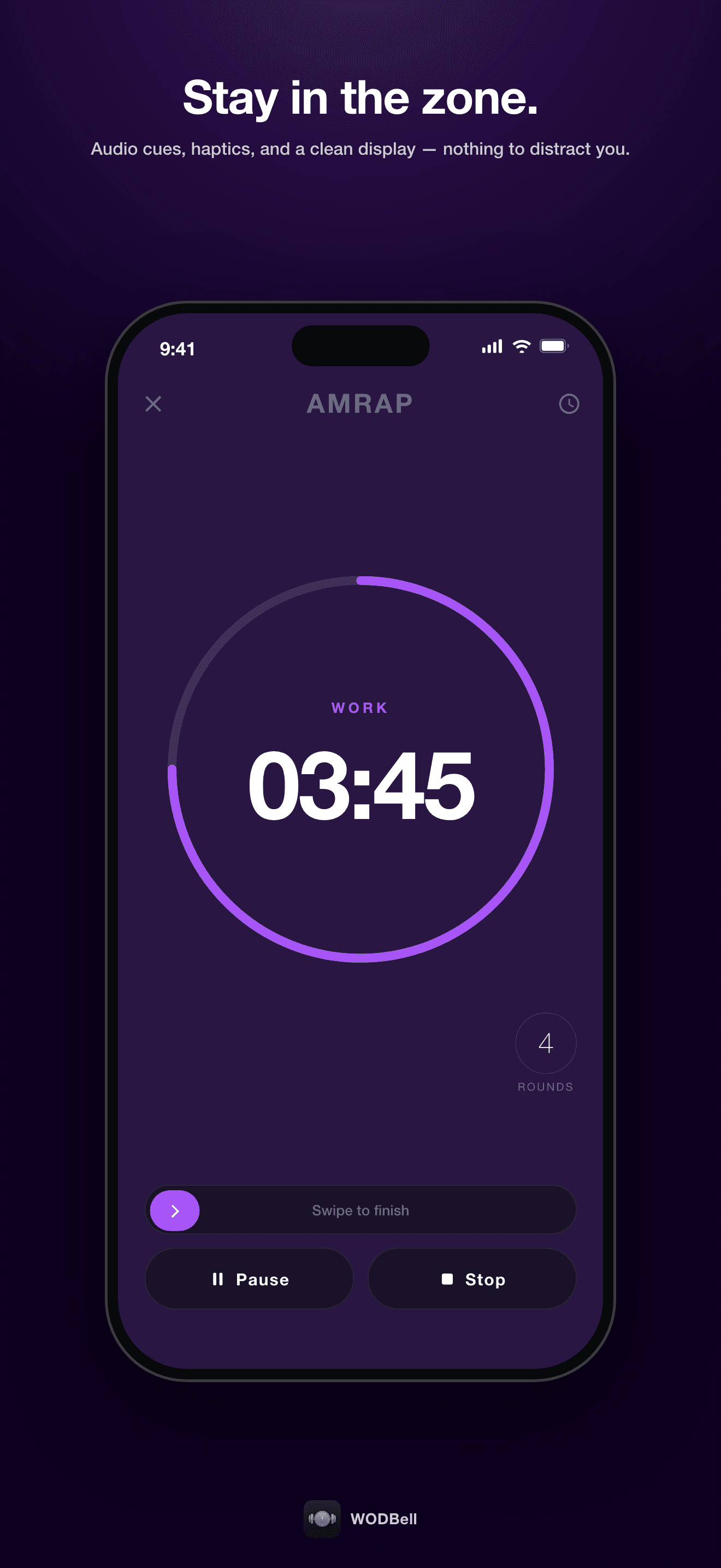 Screenshot of WODBell
